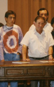 Aitor Sarriegi eta Lazkao Txiki, 1992. urtean.