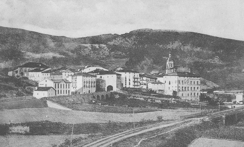 Ordiziako ikuspegia, 1860. urtean. 